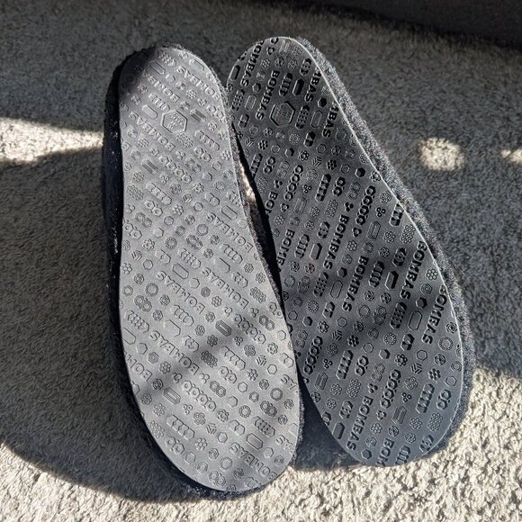 NEW Bombas Men's Cozy Sherpa Warm Winter Supportive Sunday Slipper Black 11 - Picture 4 of 7